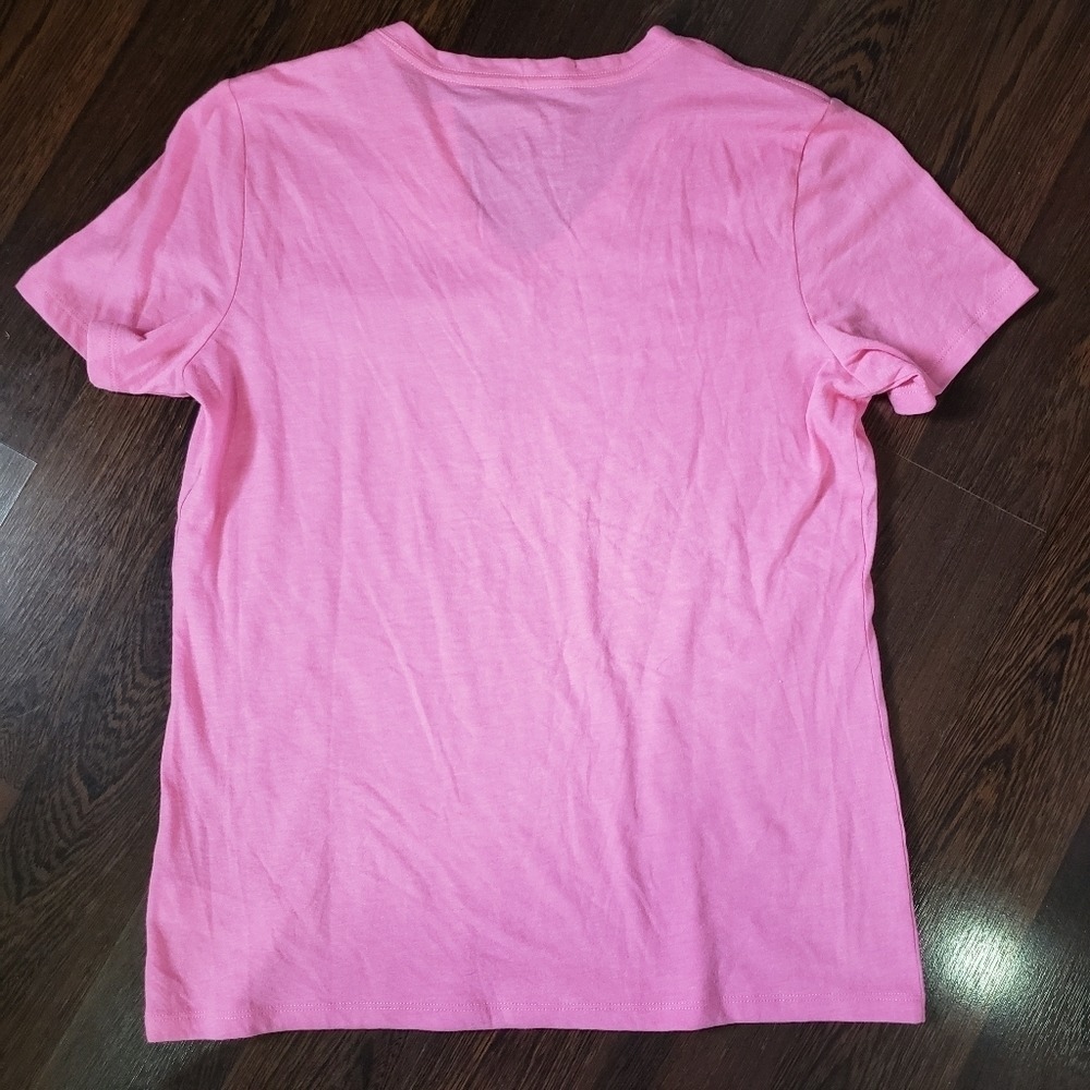 Life is Good Womens Pink Sunday Driver Golf Graphic V-Neck T-Shirt Small NWT - Picture 5 of 9
